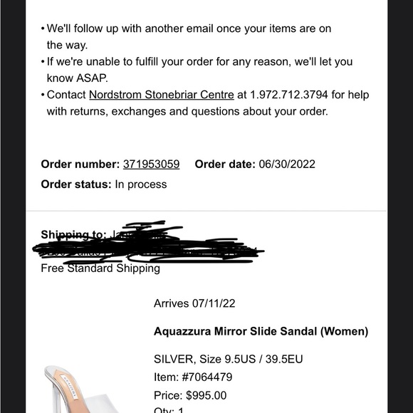 Stunning aquazarra mules mirrored slide sandal - Picture 3 of 4